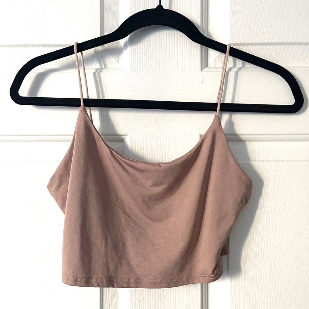 Cropped tank, worn once or twice